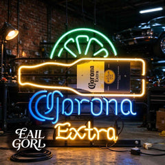 Corona Extra Beer Bucket Neon Sign, detail