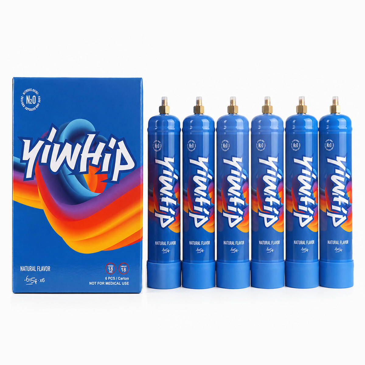 615g (0.95L) Culinary Infusion Cylinders - 6 Bottle Professional Case
