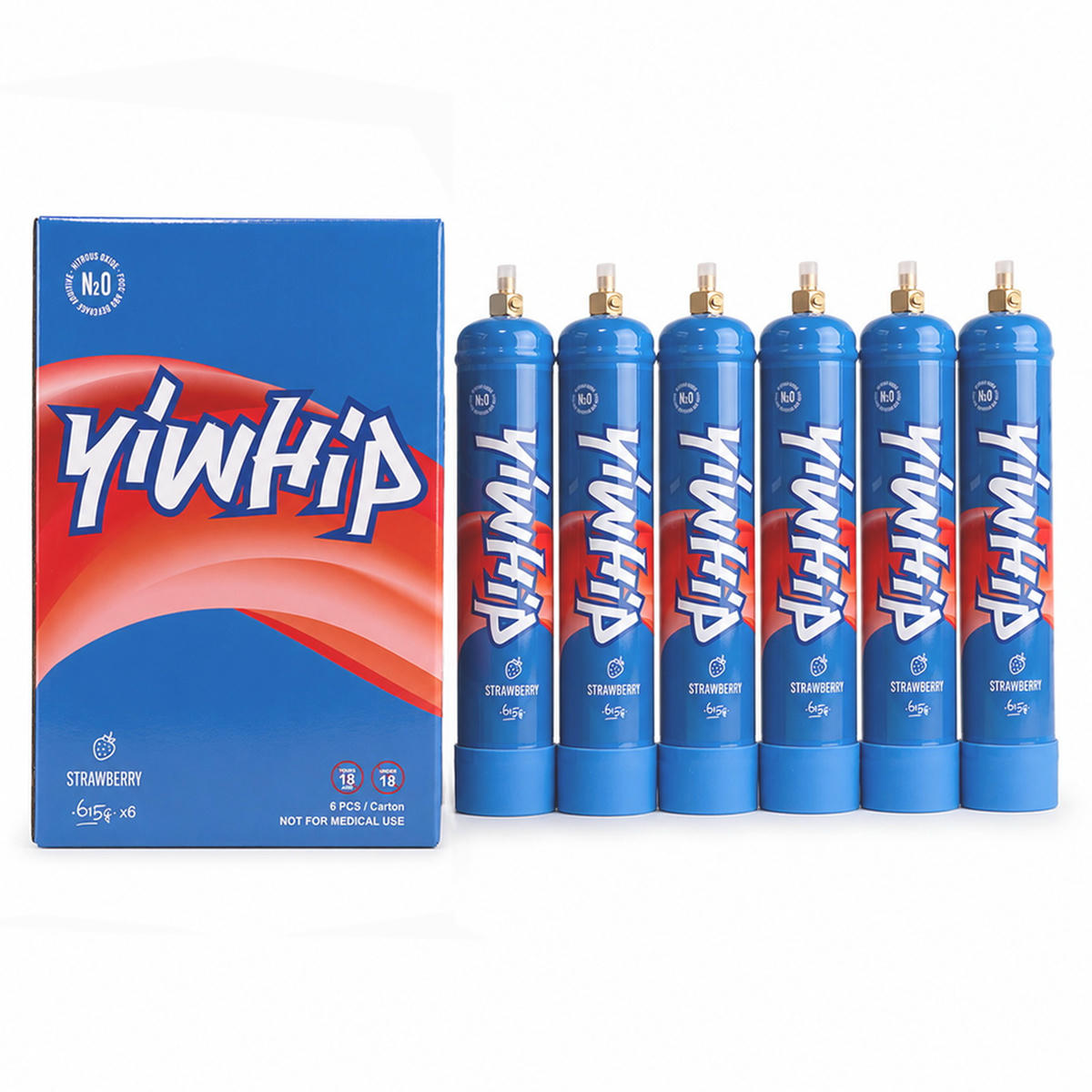 615g (0.95L) Culinary Infusion Cylinders - 6 Bottle Professional Case