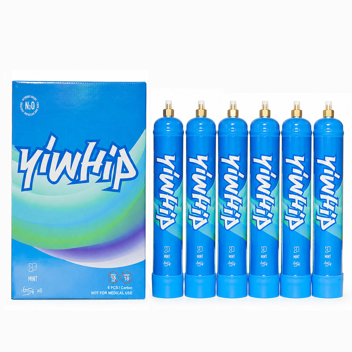 615g (0.95L) Culinary Infusion Cylinders - 6 Bottle Professional Case