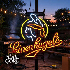 Leinenkugel's Neon Sign, angle view