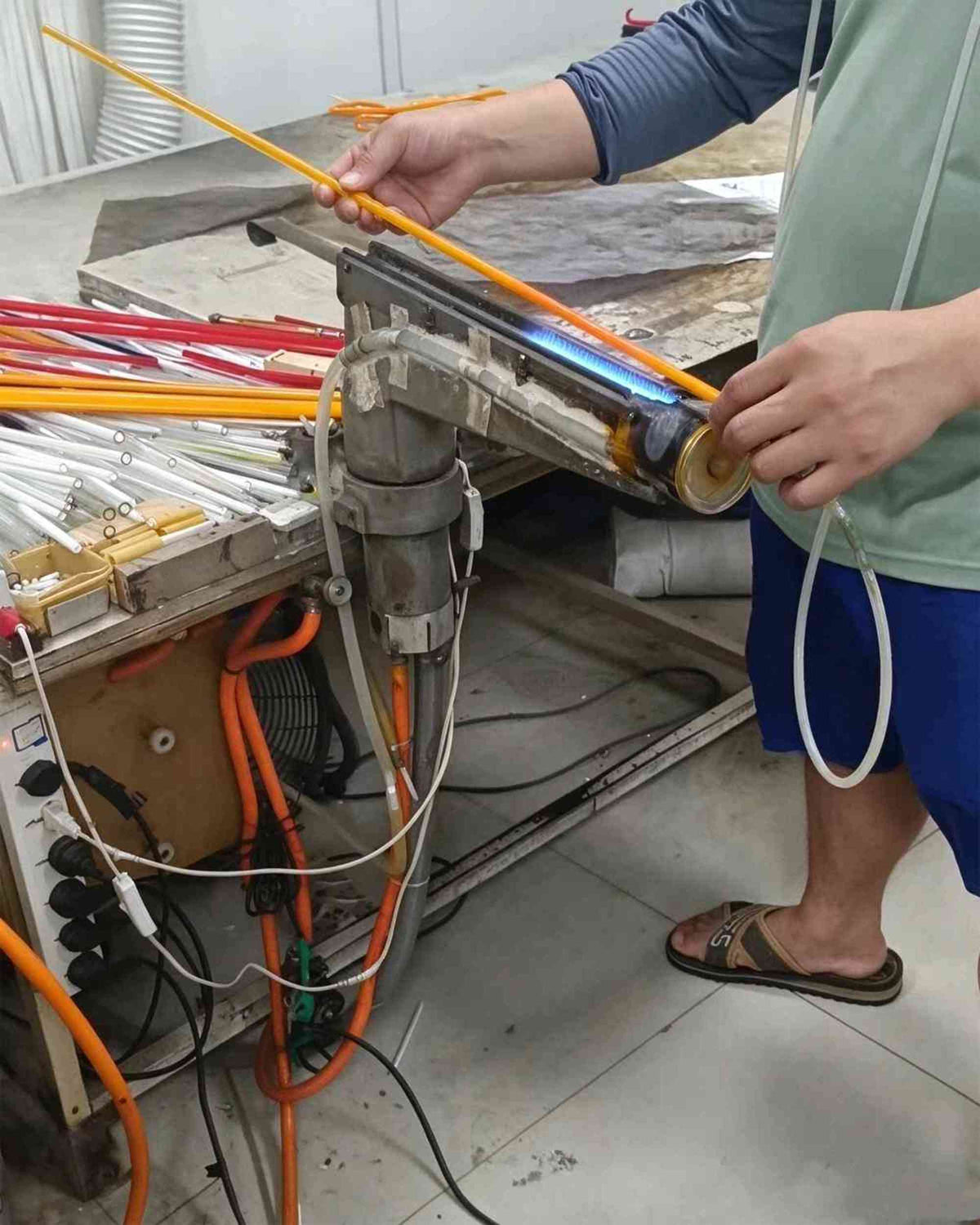Made by hand, one tube at a time