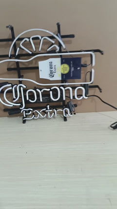 Corona Extra Beer Bucket Neon Sign - Ice Cold Lime Light for Game Room & Home Bar